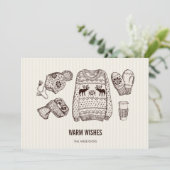 Warm Wishes Holiday Essentials Kaart (Staand voorkant)