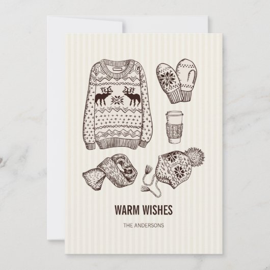 Warm Wishes Holiday Essentials Kaart (Voorkant)