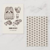 Warm Wishes Holiday Essentials Mini Note Kaart Notitiekaartje (Voorkant / Achterkant)