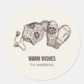 Warm Wishes Holiday Essentials Sticker (Voorkant)