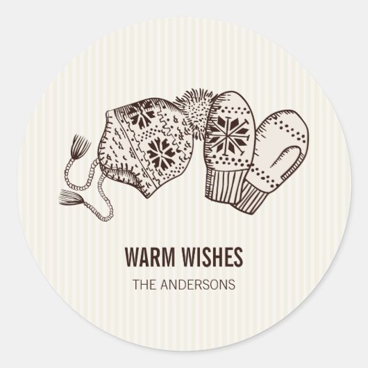 Warm Wishes Holiday Essentials Sticker (Voorkant)