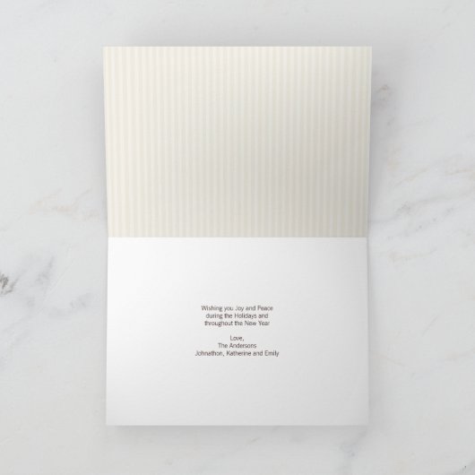 Warm Wishes Holiday Essentials Wenskaart Feestdagen Kaart (Binnen)