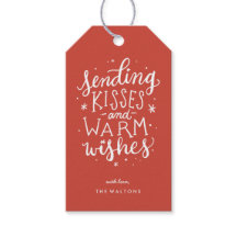 Warm Wishes Holiday Gift Labels