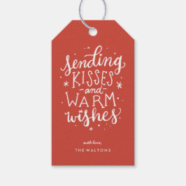 Warm Wishes Holiday Gift Labels Cadeaulabel