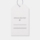 Warm Wishes Holiday Gift Labels Cadeaulabel (Achterkant)