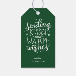 Warm Wishes Holiday Gift Labels Cadeaulabel