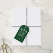 Warm Wishes Holiday Gift Labels Cadeaulabel (Met Touw)