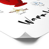 Warm Wishes Hot Chocolate Holiday Poster (Hoek)