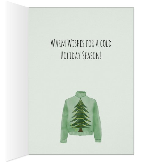 Warm Wishes kerstSweater (Binnen (Rechts))