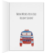 Warm Wishes kerstSweater (Binnen (Rechts))