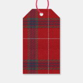 Warm Wishes Kraft & Tartan Red ID589 Cadeaulabel (Achterkant)