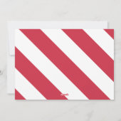 Warm Wishes Lettered Banner Holiday Foto Feestdagenkaart (Achterkant)