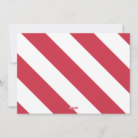 Warm Wishes Lettered Banner Holiday Foto Feestdagenkaart (Achterkant)