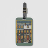 Warm Wishes Our House to Yours Bagagelabel (Voorkant (verticaal))