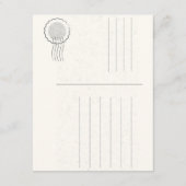 Warm Wishes Penguin Feestdagenkaart (Achterkant)