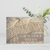 Warm Wishes Realtor Prettige feestdagen Kaarten (Staand voorkant)