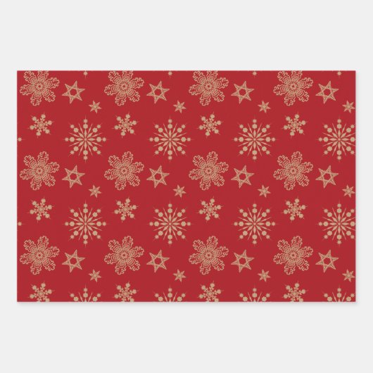 Warm Wishes Typography Kraft Paper Red ID589 (Voorkant 2)