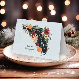 Warm Wishes uit Florida Feestdagen Kaart