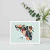 Warm Wishes uit Florida Feestdagenkaart (Staand voorkant)