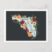 Warm Wishes uit Florida Feestdagenkaart (Voorkant)