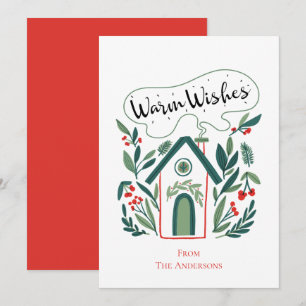 Warm Wishes Vakantiehuis Vakantie Kaart