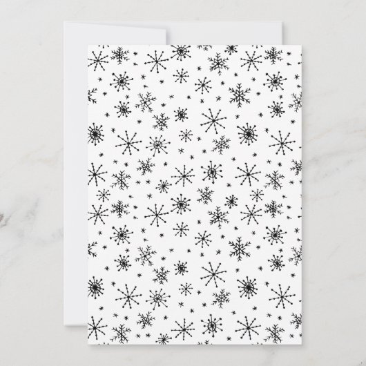 WARM WISHES Voeg uw familiefoto toe (Achterkant)