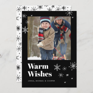 WARM WISHES Voeg uw familiefoto toe