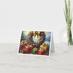 Warm Wishes Wenskaart Feestdagen Kaart