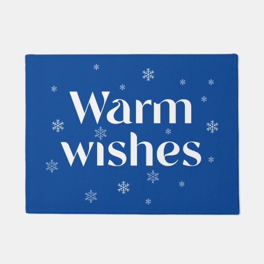 Warm Wishes Winter Deurmat (Voorkant)