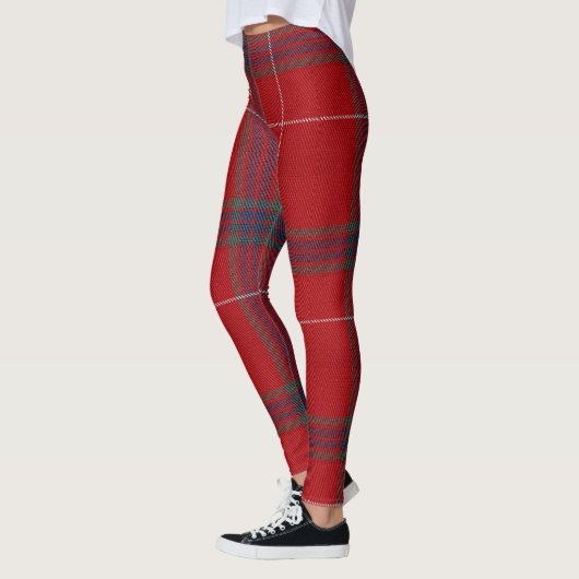 Warm Wissen Tartan Red ID589 Leggings (Links)