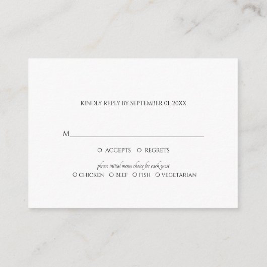 Warm woestijn | Boho Wedding RSVP-kaart Informatiekaartje (Achterkant)