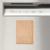 Warm Wood Grain Pattern Magnet for Fridge or Desk (Insitu (Vaatwasser))