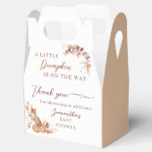 Warm Woodland Fox Pumpkin Thank You Bedankdoosjes (Geopend)