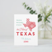 Warm Wwish from the Heart of Texas Briefkaart (Staand voorkant)