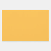 Warm Yellow and White Striped Gifts Inpakpapier Vel (Voorkant 2)