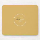 Warm Yellow Mousepad Muismat (Voorkant)