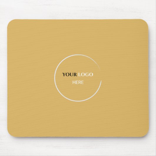 Warm Yellow Mousepad Muismat (Voorkant)
