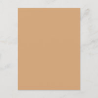 Warm Zand Aangepaste briefkaart – Elegant & Minima