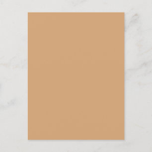 Warm Zand Aangepaste briefkaart – Elegant & Minima