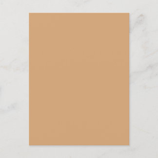 Warm Zand Aangepaste briefkaart – Elegant & Minima
