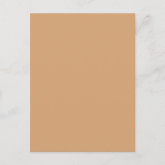 Warm Zand Aangepaste briefkaart – Elegant & Minima (Voorkant)