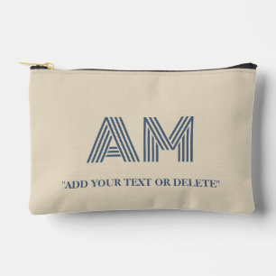 Warm Zand en Kustblauw Minimalistische Geometrisch Etui