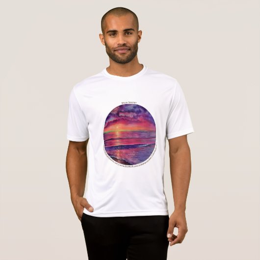 Warm zeegezicht T-shirt (Voorkant volledig)
