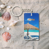 Warm zomer Aloha fotografie Hawaii strand blue Sleutelhanger