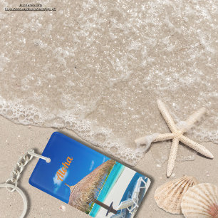 Warm zomer Aloha fotografie Hawaii strand blue Sleutelhanger
