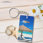 Warm zomer Aloha fotografie Hawaii strand blue Sleutelhanger