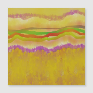 Warm Zon en Maïs kunst ontwerp abstract Briefkaart