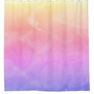 "Warm zonsopgang" Abstract douchegordijn