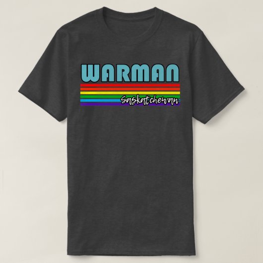 Warman Saskatchewan Pride Warman LGBT Gift LGBTQ S T-shirt (Design voorkant)