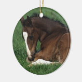 Warmbloeslade Keramisch Ornament (Links)